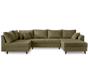 Canapé panoramique gauche 7 places pour chien ou chat Rune - Best Mobilier