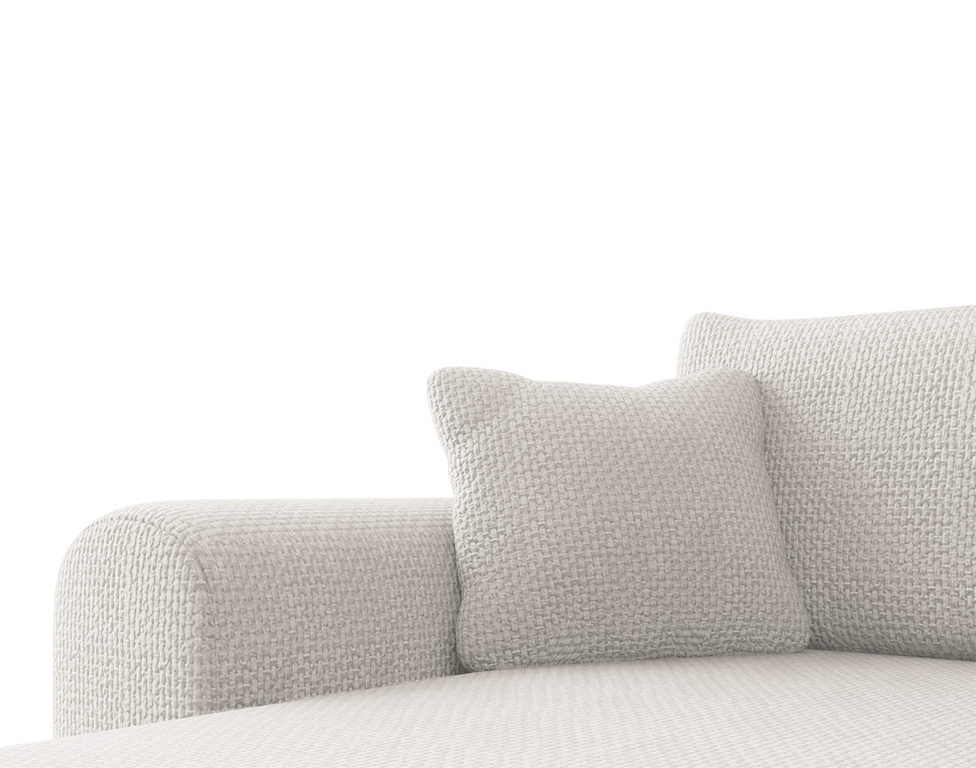 Canapé d'angle réversible 4 places convertible avec coffre en velours texturé Rosalie Canapé d'angle réversible 4 places convertible avec coffre en velours texturé Rosalie