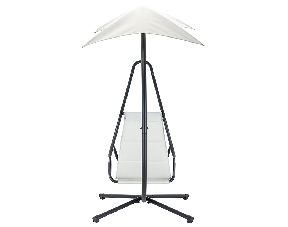 Fauteuil suspendu avec pare-soleil en tissu Cozumel
