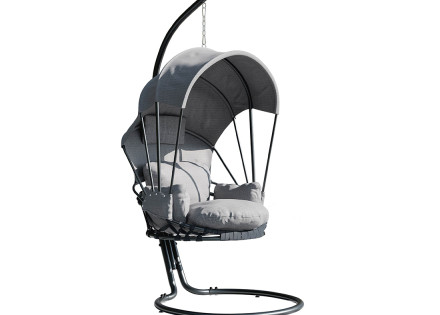 Fauteuil suspendu avec pare-soleil en tissu Namu