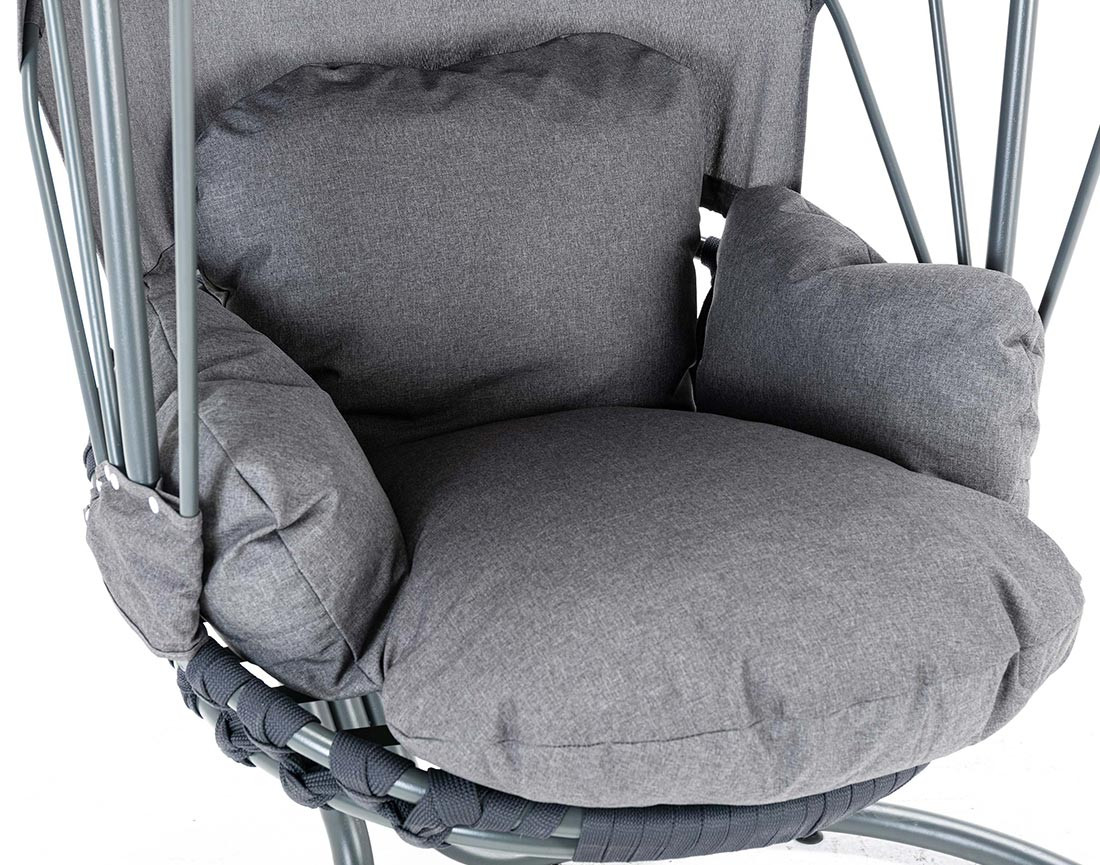 Fauteuil suspendu avec pare-soleil en tissu Namu