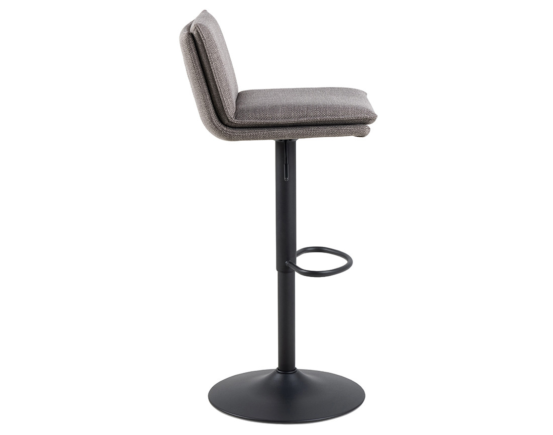 Lot de 2 tabourets ajustables et pivotants en tissu Alora