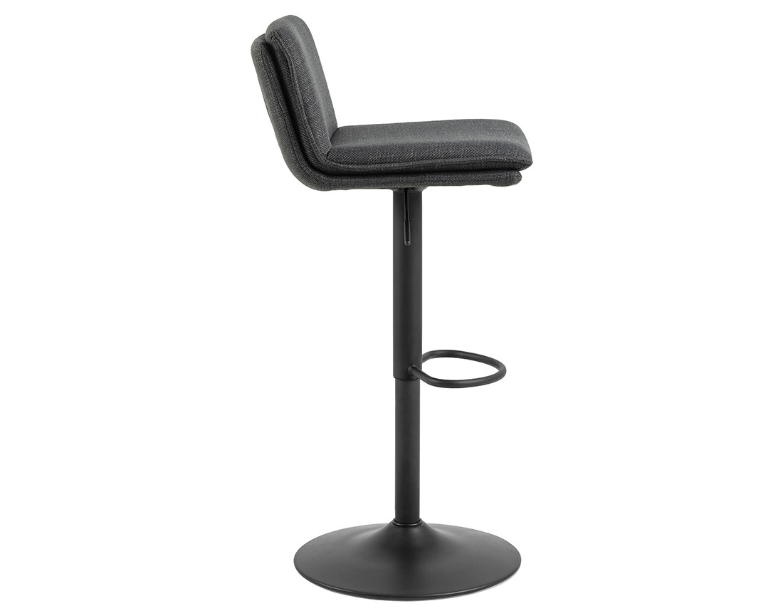 Lot de 2 tabourets ajustables et pivotants en tissu Alora