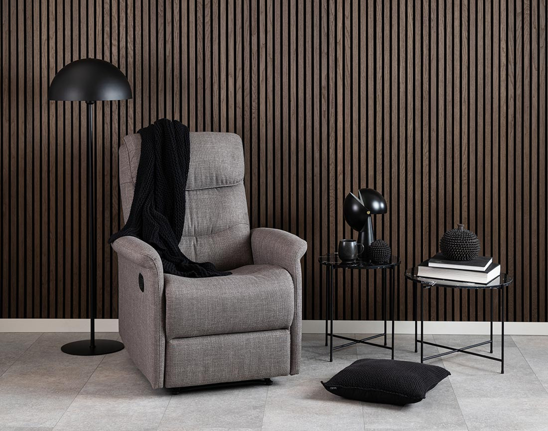 Table basse 42 cm plateau en marbre pieds en acier Ezaro