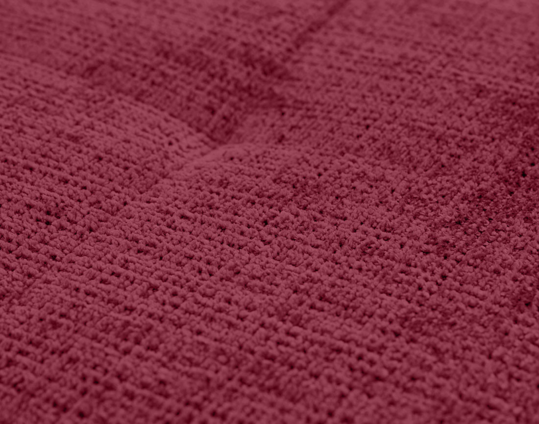 Canapé d'angle gauche 4 places en velours texturé Rune