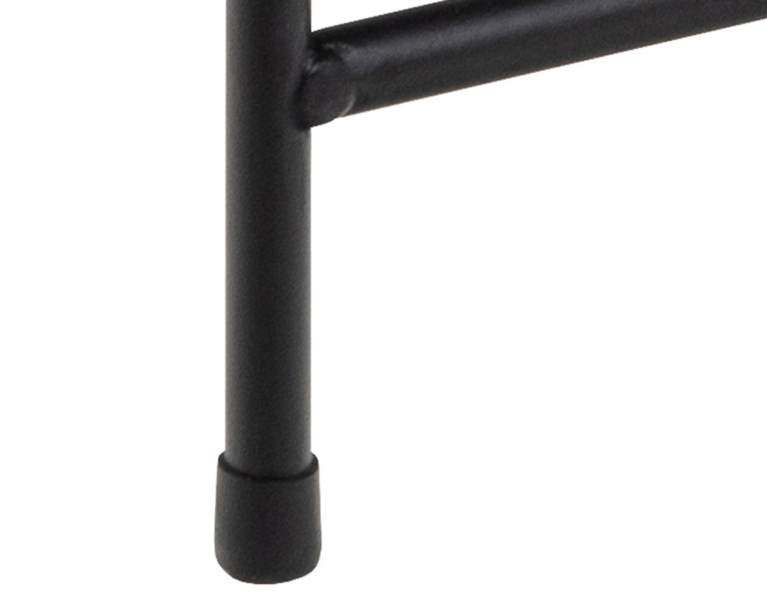 Table basse 52 cm plateau en marbre pieds en acier Ezaro