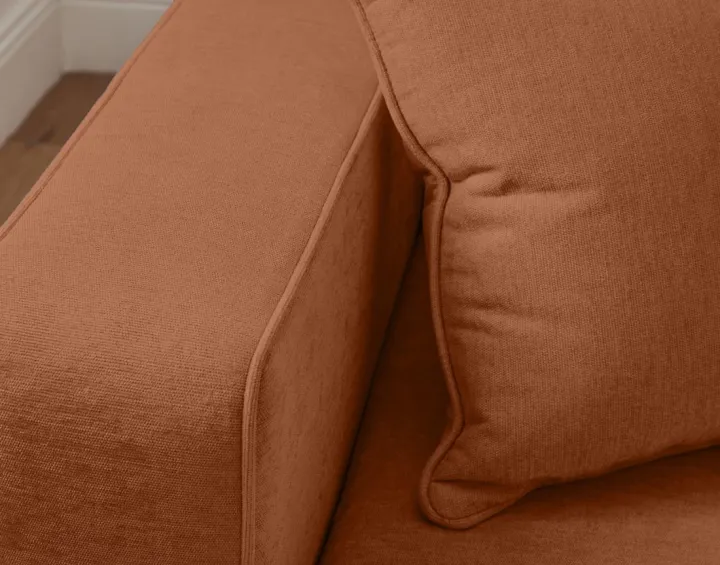 Canapé d'angle réversible 4 places convertible avec coffre en tissu Topaze Canapé d'angle réversible 4 places convertible avec coffre en tissu Topaze
