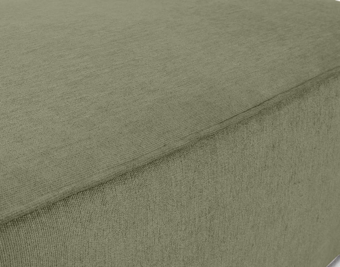 Pouf en tissu Topaze