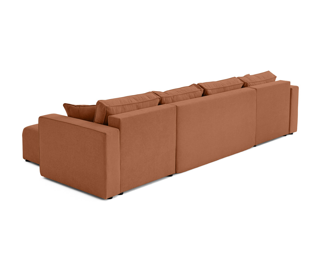 Canapé panoramique 7 places - convertible avec coffre - Topaze