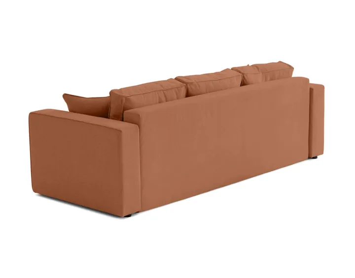 Canapé 3 places - convertible avec coffre - en tissu - Topaze Canapé 3 places - convertible avec coffre - en tissu - Topaze