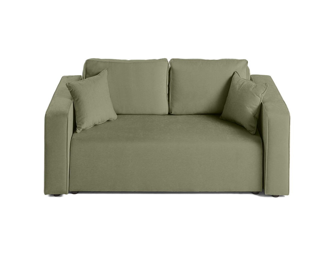 Canapé droit 2 places en tissu Topaze