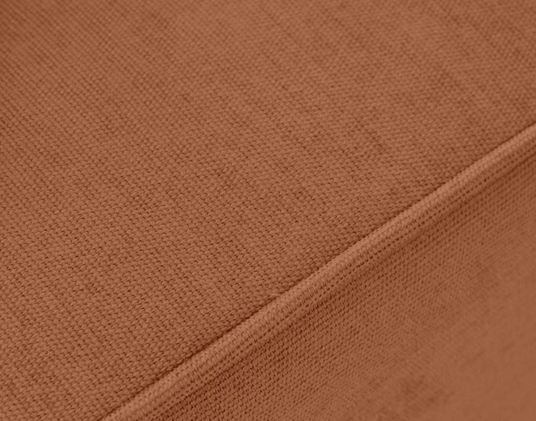 Canapé droit 2 places en tissu Topaze