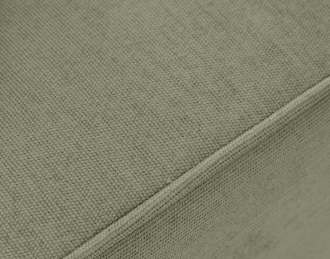 Canapé droit 2 places en tissu Topaze