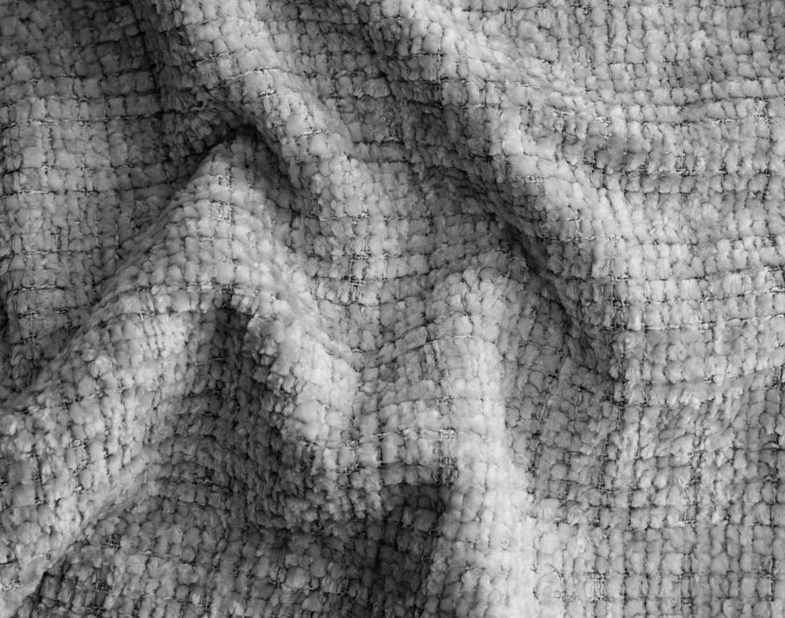 Housse en velours texturé pour canapé d'angle réversible 4 places