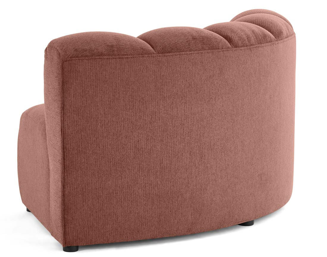 Module d'angle réversible en tissu texturé Debbie Module d'angle réversible en tissu texturé Debbie