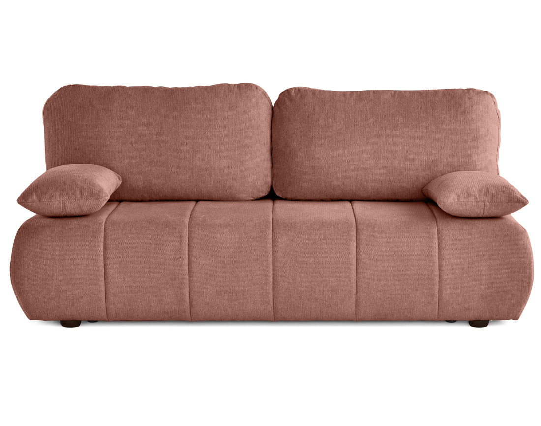 Canapé droit 3 places convertible avec coffre en tissu texturé Harper