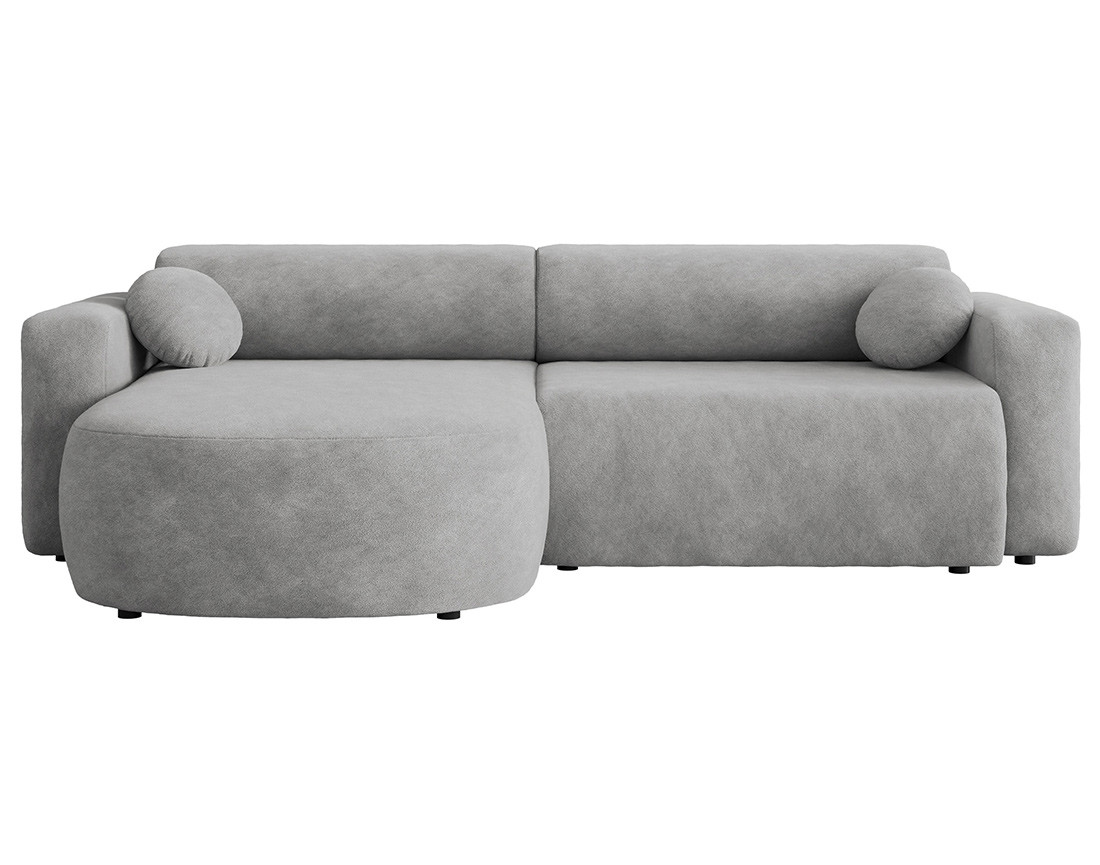 Canapé d'angle réversible 4 places convertible avec coffre en tissu Brunello Canapé d'angle réversible 4 places convertible avec coffre en tissu Brunello
