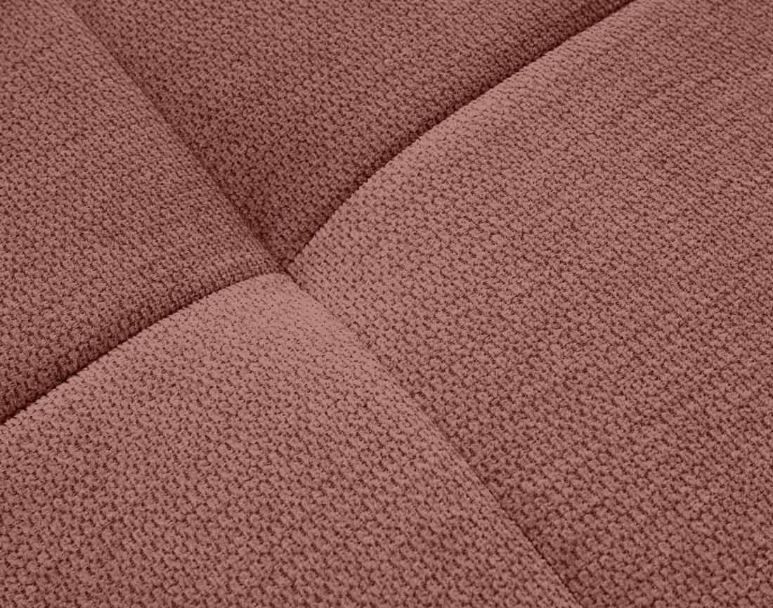 Canapé d'angle droit 4 places convertible avec coffre en tissu texturé Rimini Canapé d'angle droit 4 places convertible avec coffre en tissu texturé Rimini