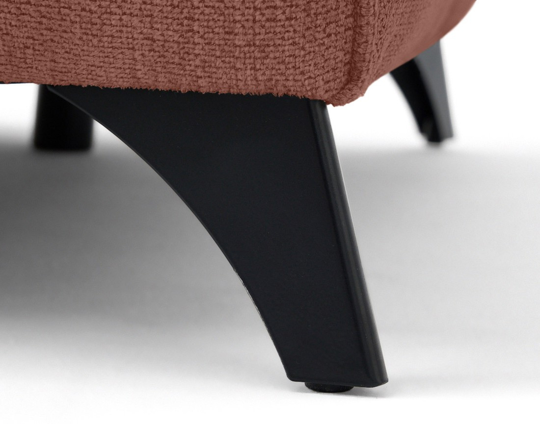 Canapé d'angle gauche 4 places convertible avec coffre en tissu texturé Rimini Canapé d'angle gauche 4 places convertible avec coffre en tissu texturé Rimini