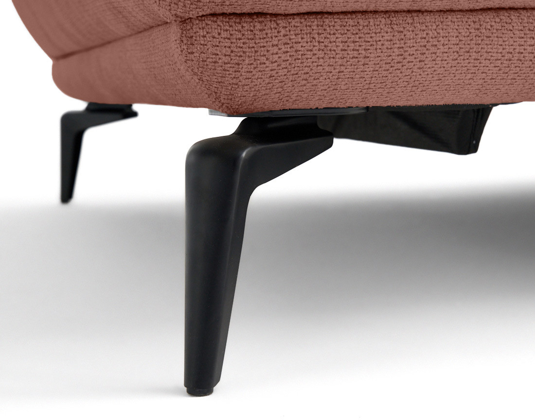Canapé droit 3 places convertible en tissu texturé Arica Canapé droit 3 places convertible en tissu texturé Arica