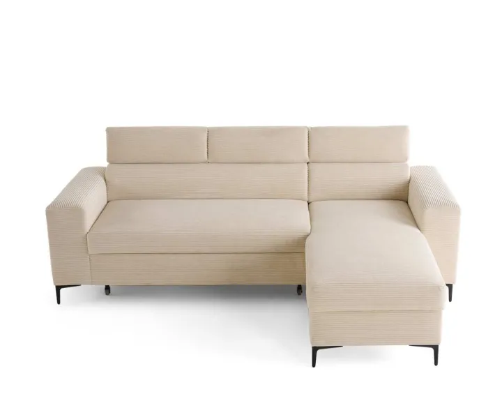 Canapé 4 places convertible, têtières et coffre de rangement Ceylan Canapé 4 places convertible, têtières et coffre de rangement Ceylan