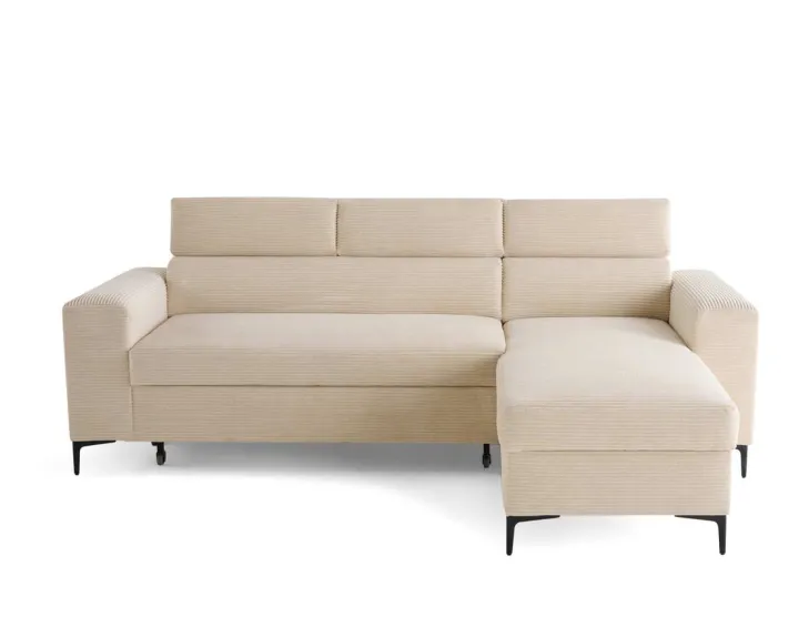 Canapé 4 places convertible, têtières et coffre de rangement Ceylan Canapé 4 places convertible, têtières et coffre de rangement Ceylan
