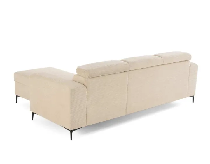 Canapé 4 places convertible, têtières et coffre de rangement Ceylan Canapé 4 places convertible, têtières et coffre de rangement Ceylan