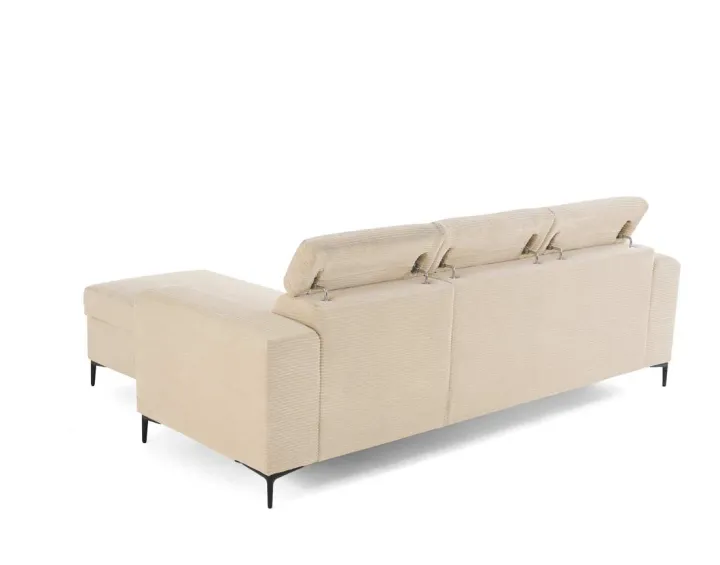 Canapé 4 places convertible, têtières et coffre de rangement Ceylan Canapé 4 places convertible, têtières et coffre de rangement Ceylan