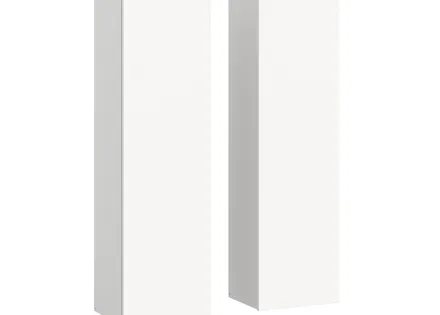 2 armoires murales blanc 110 cm Ethan