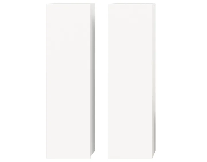 2 armoires murales blanc 110 cm Ethan 2 armoires murales blanc 110 cm Ethan