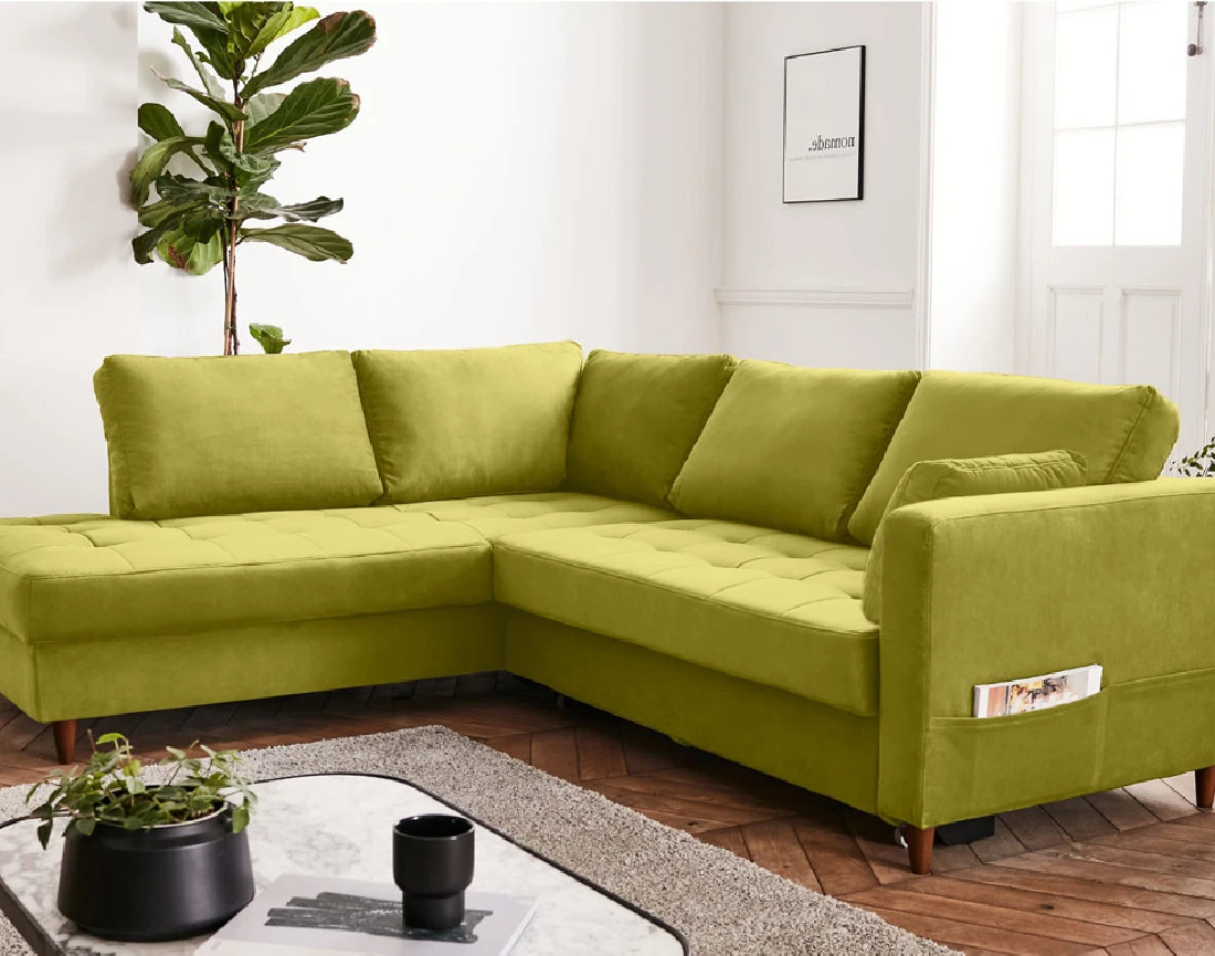 Canapé d'angle gauche 5 places pour chien ou chat Anna - Best Mobilier