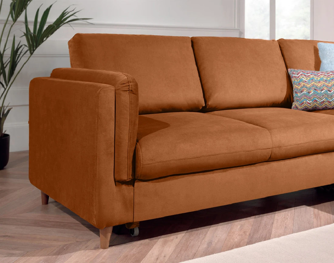 Canapé d'angle droit 5 places pour chien ou chat Brooke - Best Mobilier