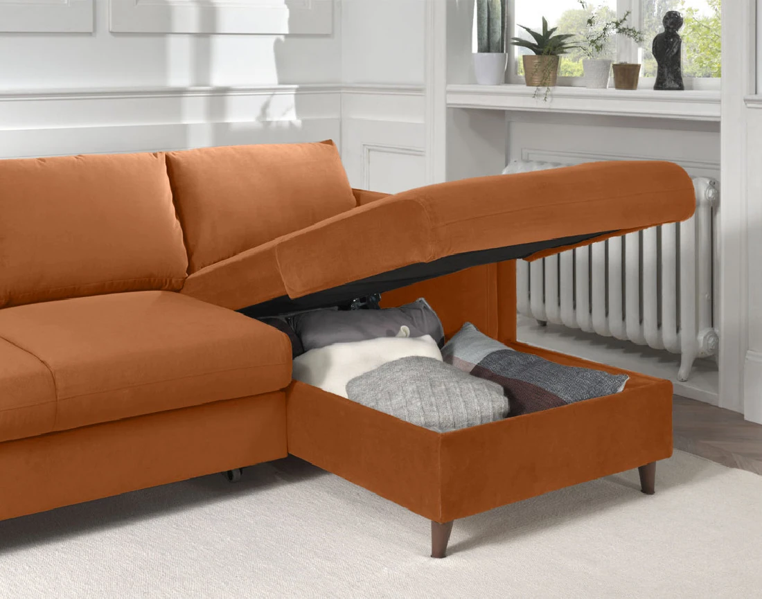 Canapé d'angle droit 4 places pour chien ou chat Brooke - Best Mobilier