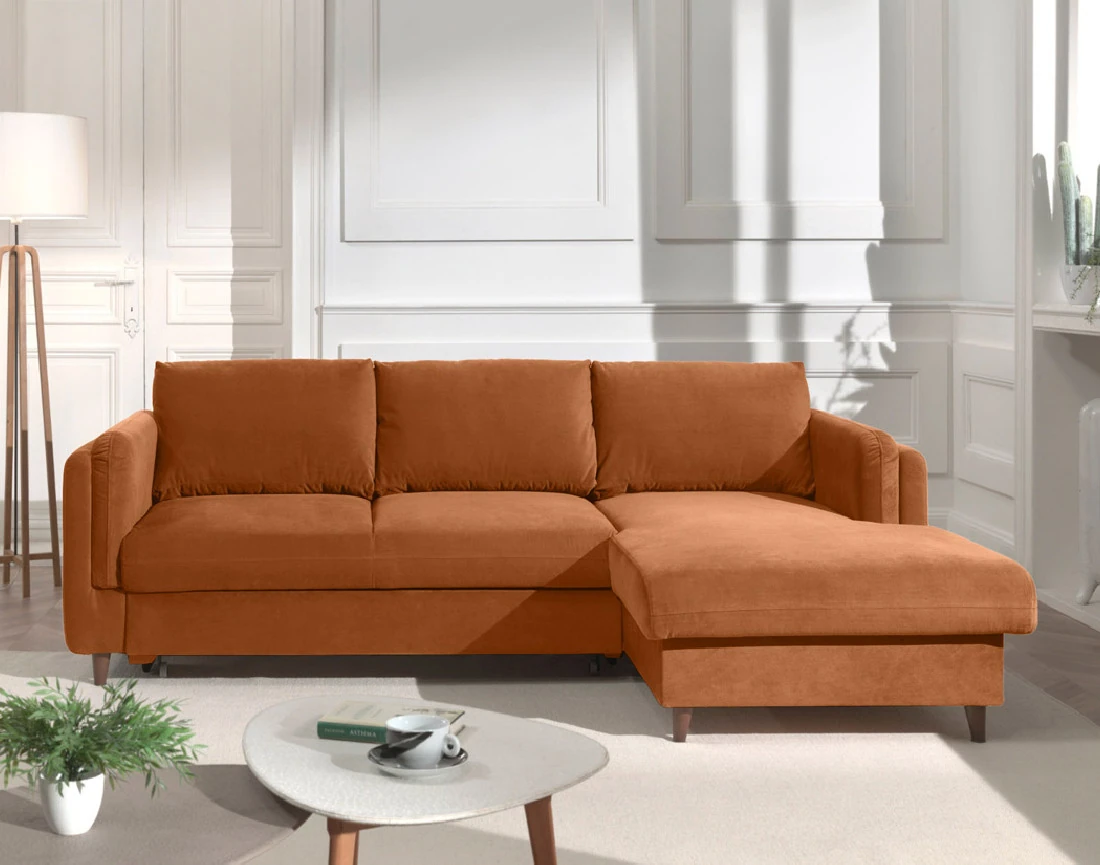 Canapé d'angle droit 4 places pour chien ou chat Brooke - Best Mobilier