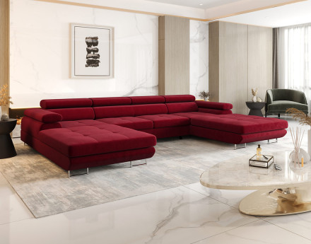 Canapé panoramique en U 7...