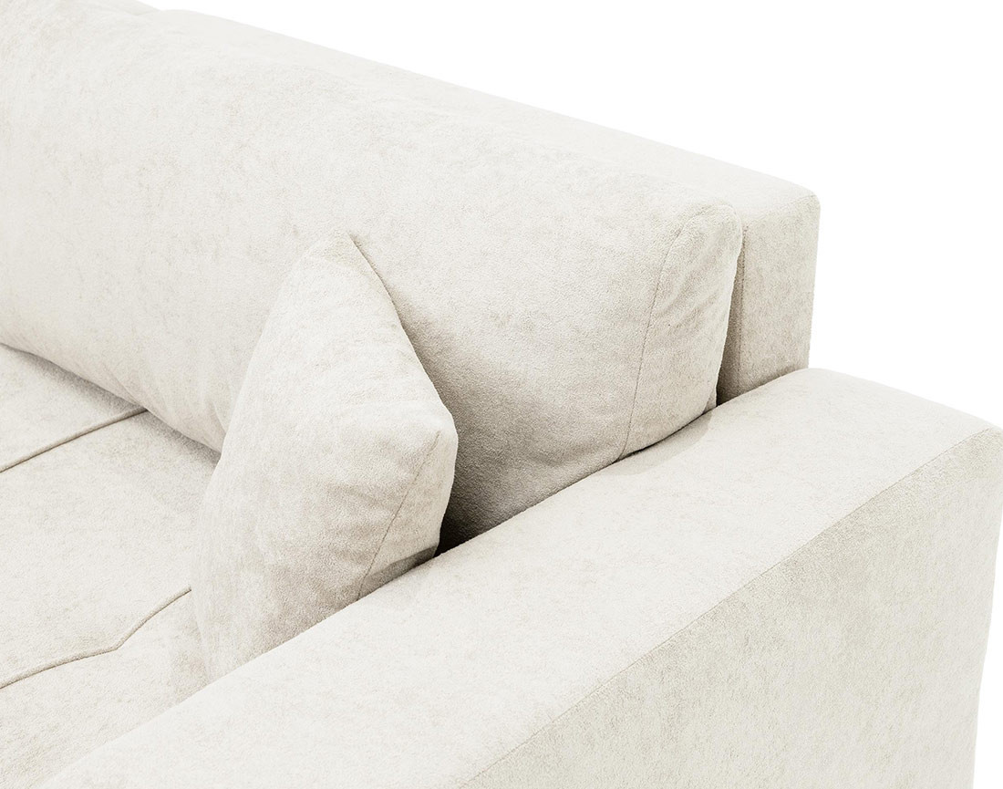 Canapé d'angle réversible 5 places convertible avec coffre en tissu Nicole Canapé d'angle réversible 5 places convertible avec coffre en tissu Nicole