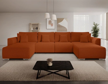 Canapé panoramique en U 7...