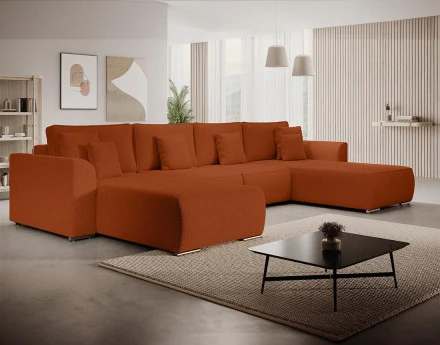 Canapé panoramique en U 7...