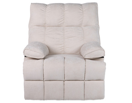 Fauteuil relax électrique en velours texturé Chandler