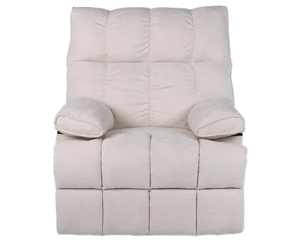 Fauteuil relax électrique en velours texturé Chandler