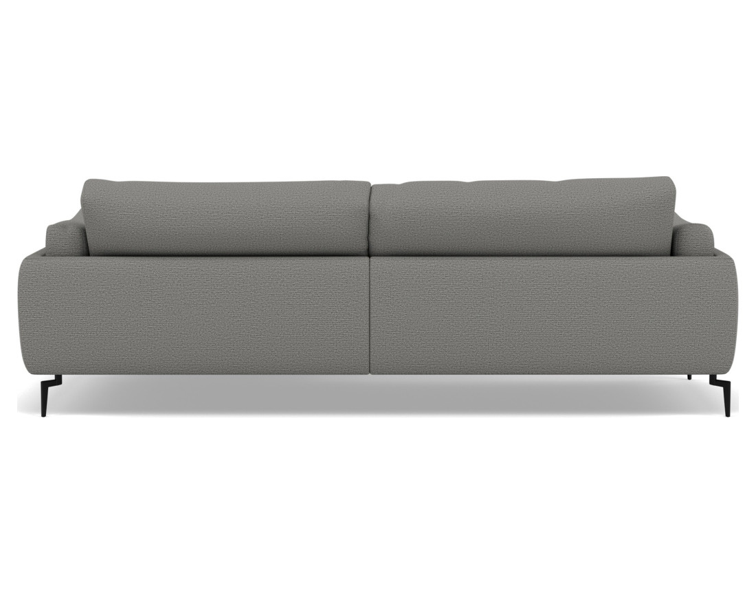 Canapé d'angle droit 4 places en tissu texturé Carlos Canapé d'angle droit 4 places en tissu texturé Carlos