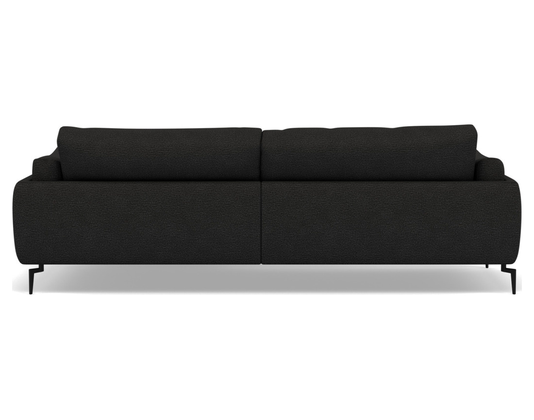 Canapé d'angle droit 4 places en tissu texturé Carlos Canapé d'angle droit 4 places en tissu texturé Carlos