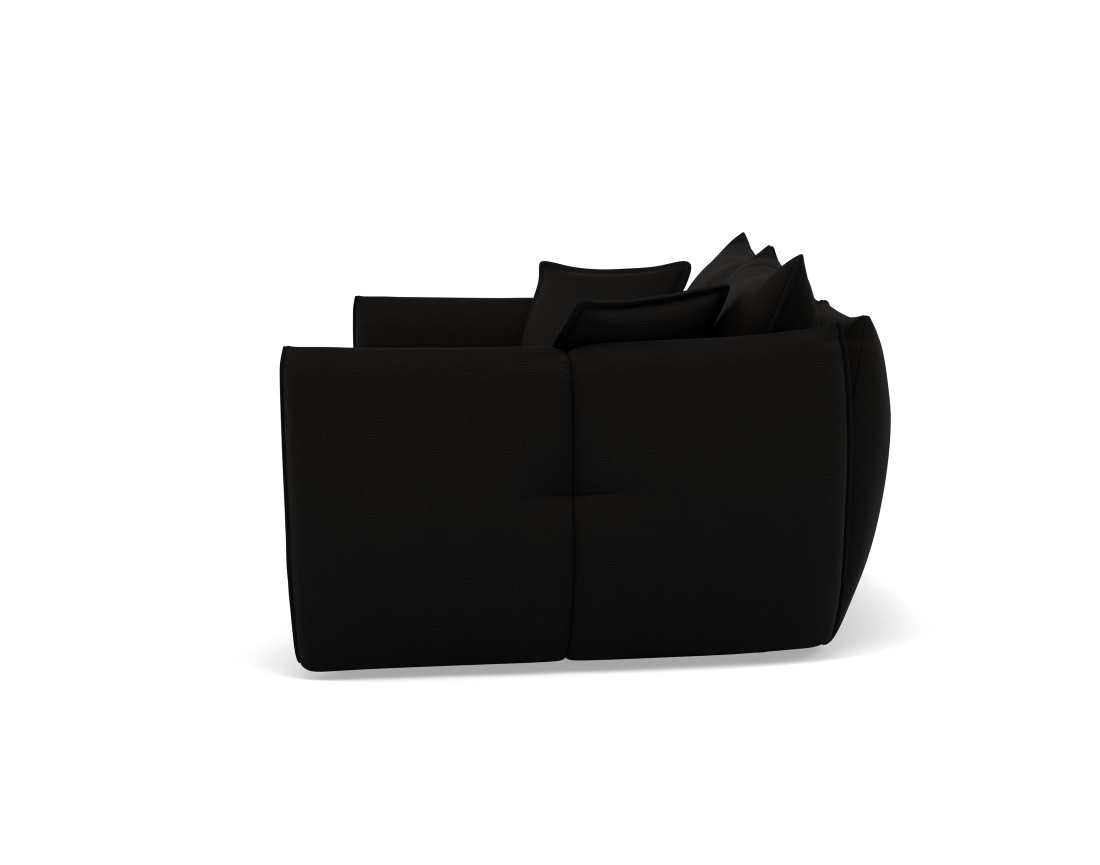 Canapé droit 3 places assise profonde en tissu texturé Cassiopee Canapé droit 3 places assise profonde en tissu texturé Cassiopee