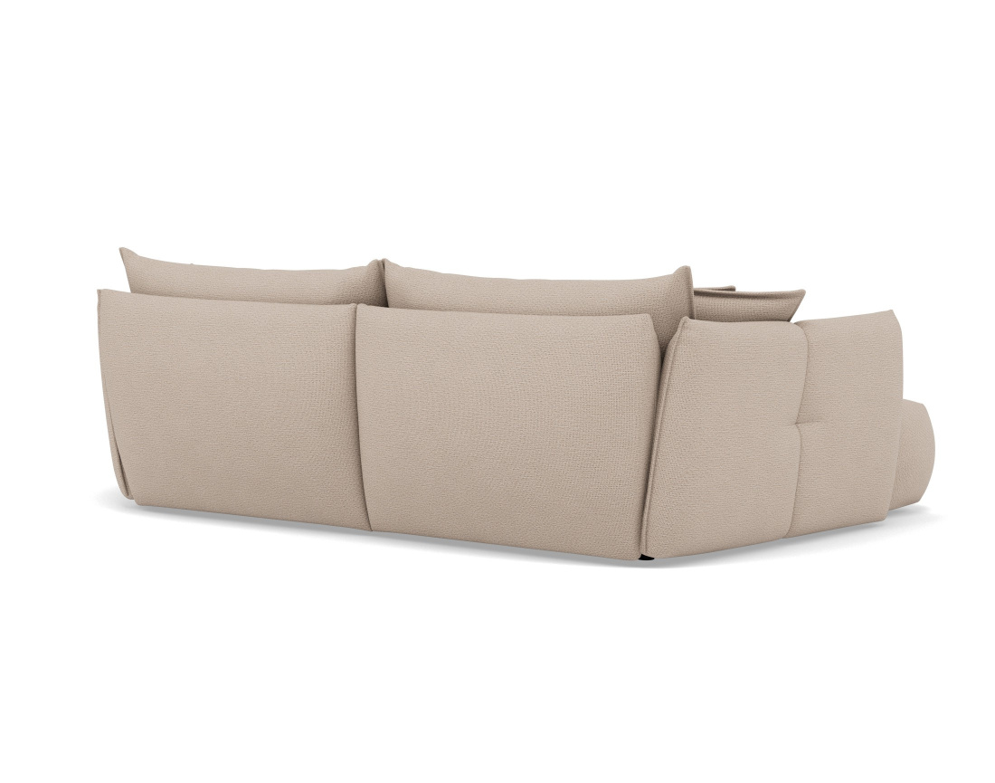 Canapé d'angle gauche 4 places en tissu texturé Cassiopee Canapé d'angle gauche 4 places en tissu texturé Cassiopee