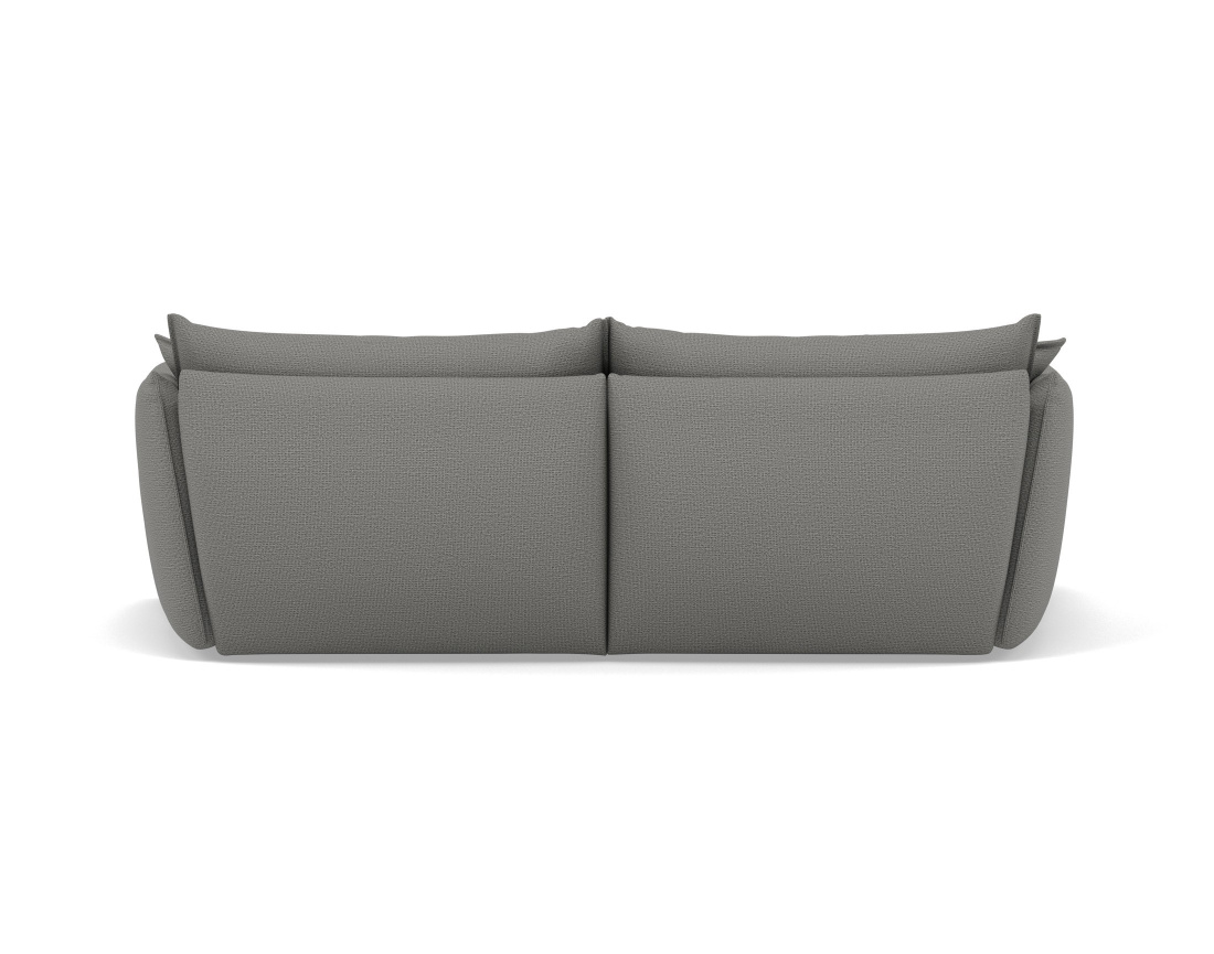 Canapé d'angle gauche 4 places en tissu texturé Cassiopee