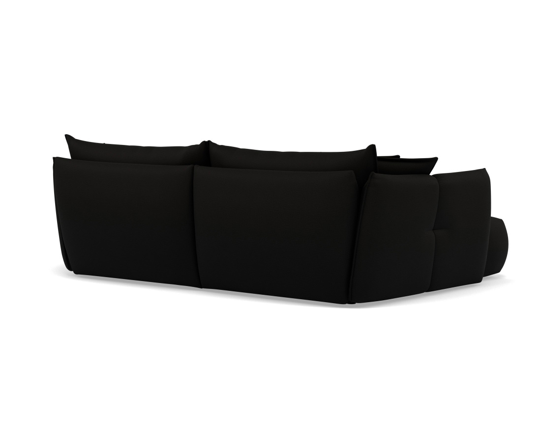 Canapé d'angle gauche 4 places en tissu texturé Cassiopee Canapé d'angle gauche 4 places en tissu texturé Cassiopee