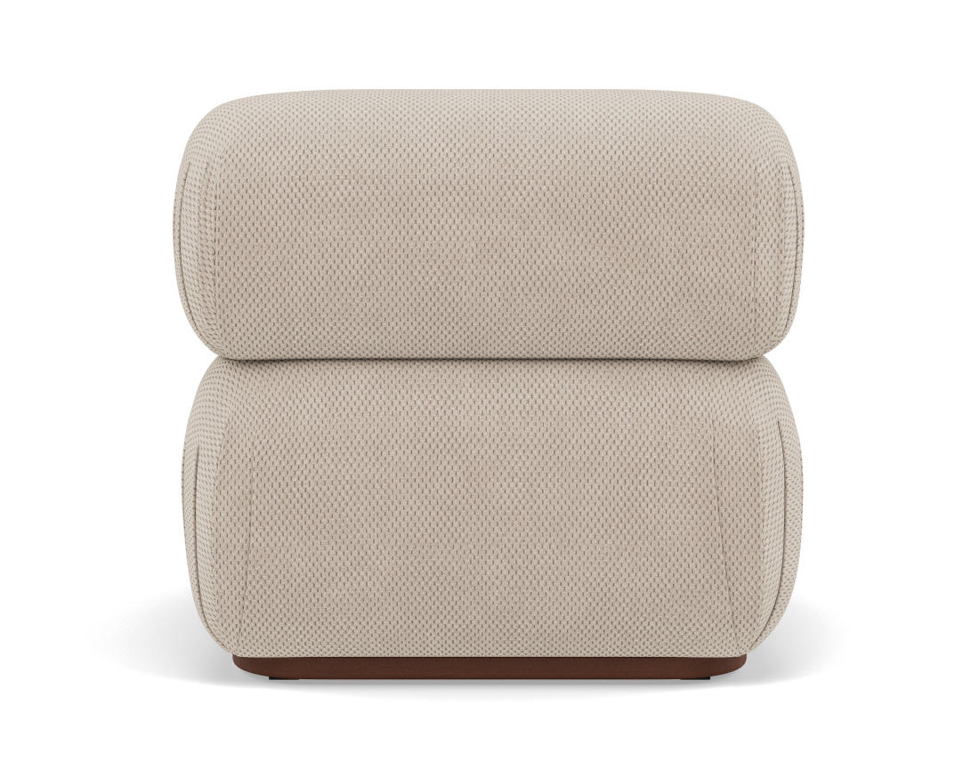 Module d'assise sans accoudoirs en velours texturé Penelope Module d'assise sans accoudoirs en velours texturé Penelope