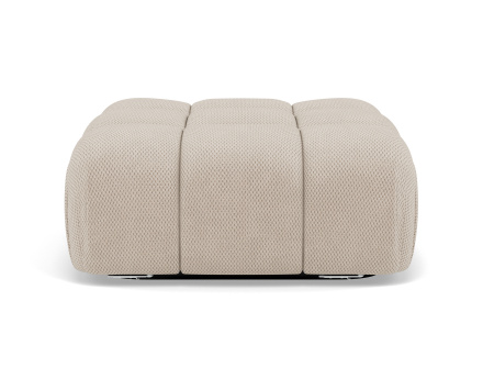 Pouf en velours texturé Ruby