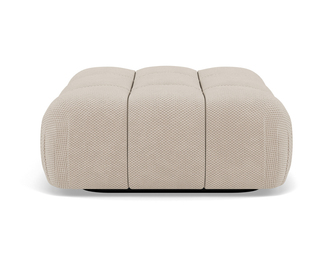 Pouf en velours texturé Ruby