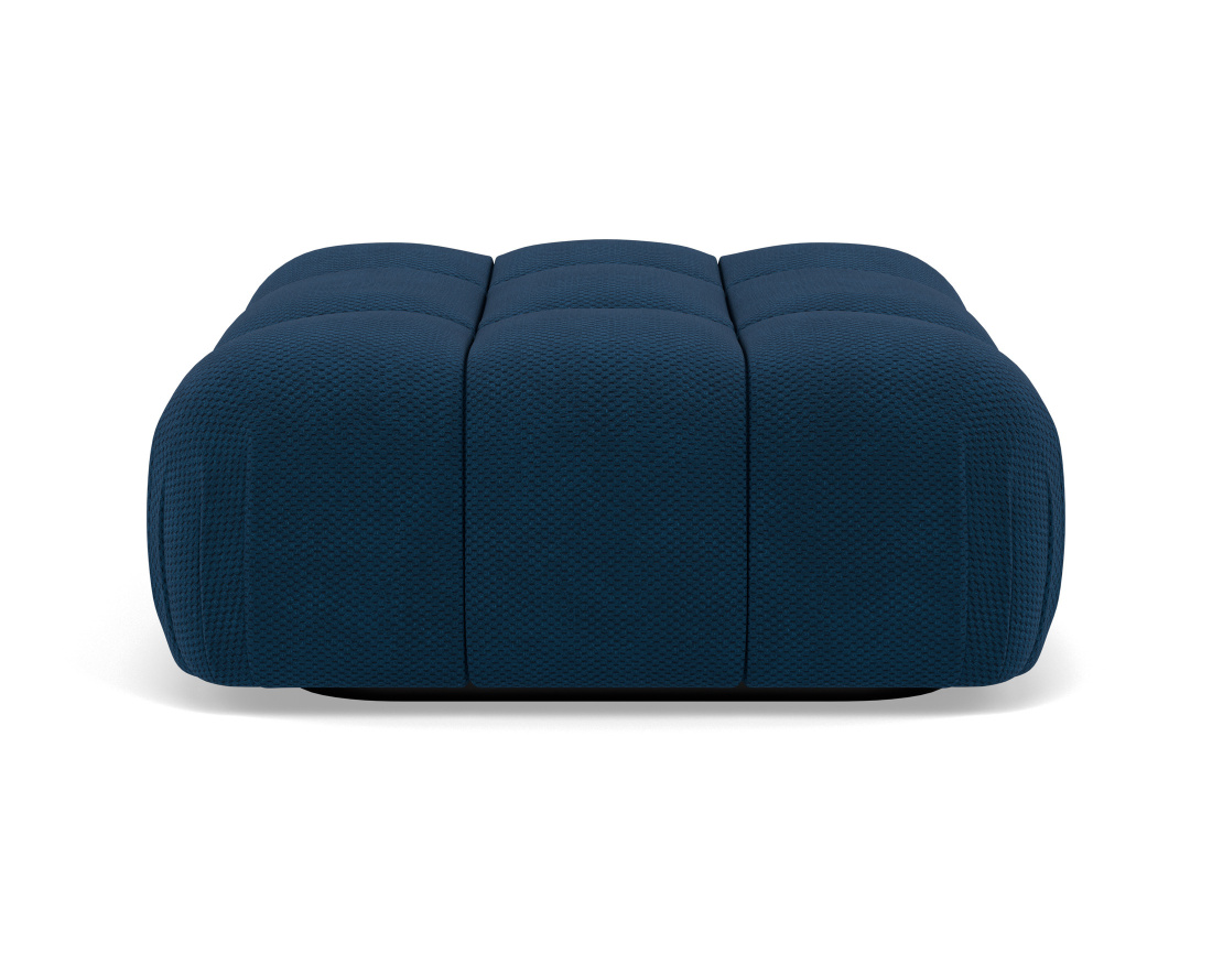 Pouf en velours texturé Ruby